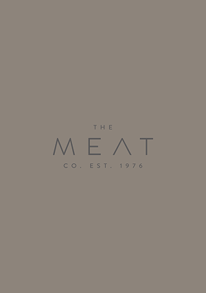 The Meat Co menu design - Barbecue, Steakhouse